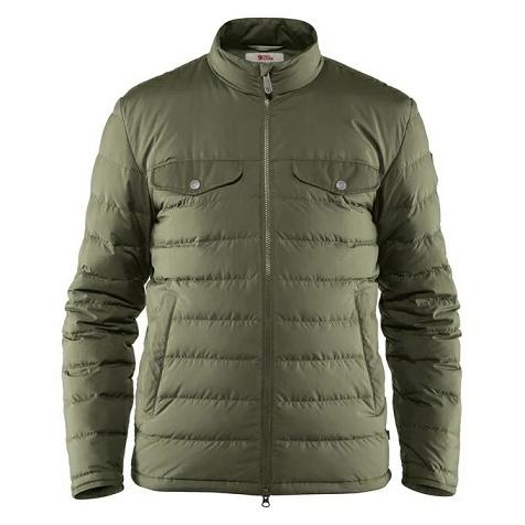 Fjallraven Men Greenland Down Jacket Green PH153383 Philippines